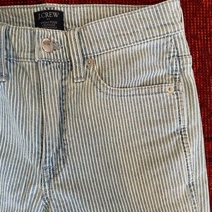 J. Crew High Rise Vintage Straight Jean Cropped at Ankle